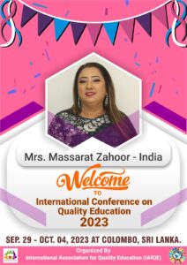 Mrs. Massarat India