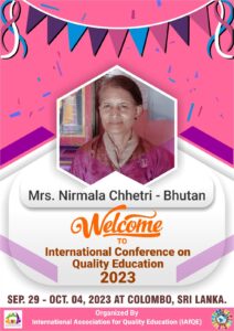 Mrs. Nirmala Bhutan