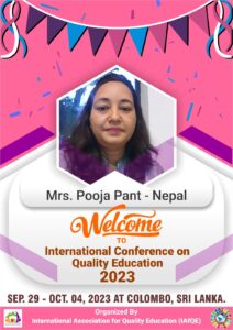 Mrs. Pooja Nepal