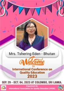 Mrs. Tshering Bhutan